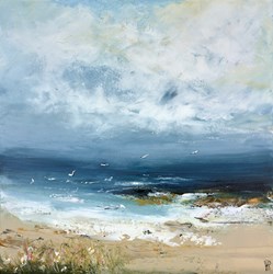 Summer Dreams by Hudson Parkin - Original Painting on Box Canvas sized 30x30 inches. Available from Whitewall Galleries